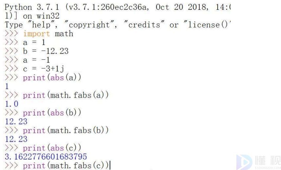 java绝对值函数(python函数的定义和调用)