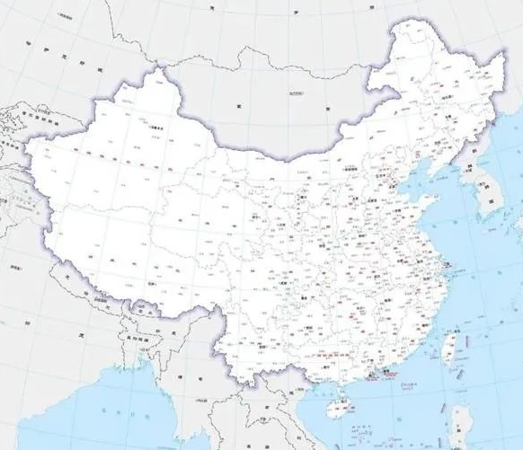 中国新地图2023，中国发布最新标准地图