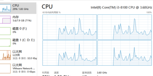 win10怎样看cpu使用率(win10怎样查看cpu使用率)