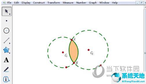 几何画板制作两圆位置关系(几何画板两圆相切)