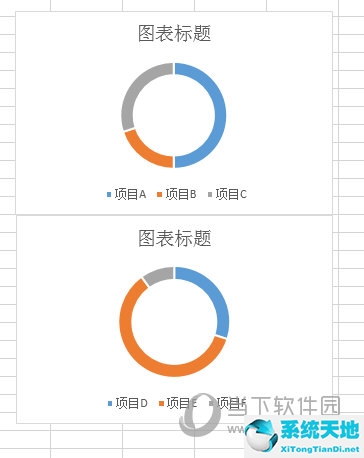 双环图怎么做(excel做双层环形图)